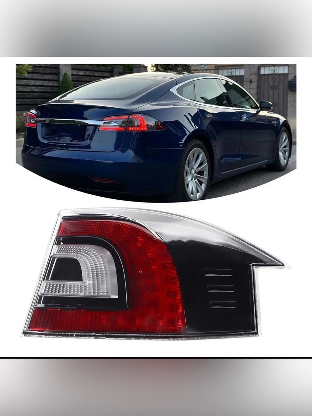 RH LED Outer Tail Light Assembly Compatible With 2012-2021 Tesla